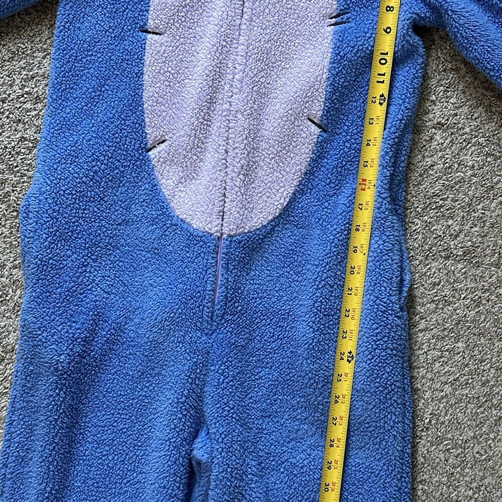 Disney Eeyore Hooded Pajamas One Piece Jumpsuit Women’s Size‎ Small 4/6 - Picture 9 of 14